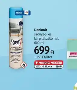 DM Denkmit szőnyeg- és kárpittisztít hab ajánlat