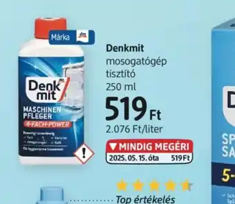 DM Denkmit mosogatgép tisztít ajánlat