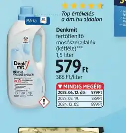 DM Denkmit fertőtlenítő mosszeradalék ajánlat