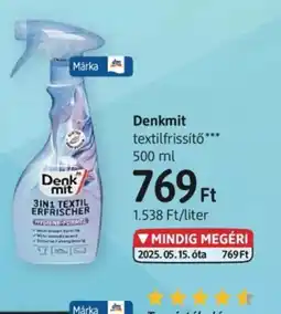 DM Denkmit textilfrissítő ajánlat
