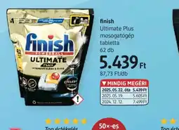 DM Finish Ultimate Plus mosogatgép tabletta ajánlat