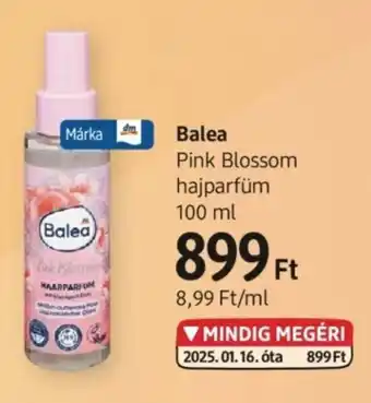 DM Balea Pink Blossom hajparfüm ajánlat