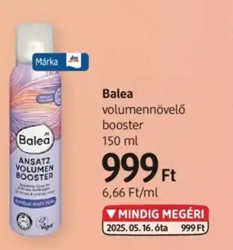 DM Balea volumennövelő booster ajánlat