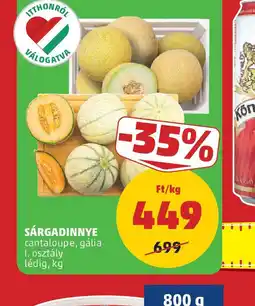 PENNY Sárgadinnye ajánlat