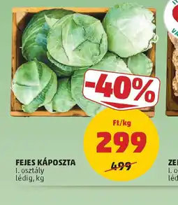 PENNY Fejes Káposzta ajánlat