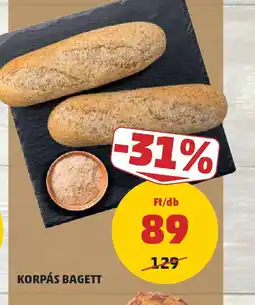 PENNY Korpás Bagett ajánlat
