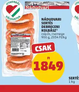 PENNY Nádudvari Sertés Debreceni Kolbász ajánlat
