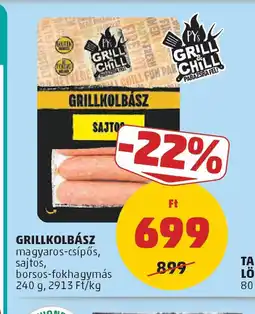 PENNY Grillkolbász ajánlat