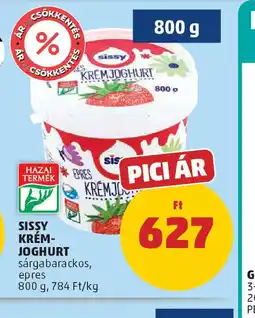 PENNY Sissy Krémjoghurt ajánlat