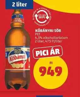 PENNY Kőbányai Sör ajánlat