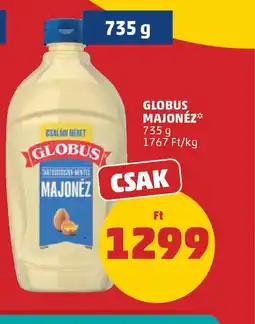 PENNY Globus Majonéz ajánlat