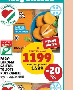 PENNY Fagy Lakoma Sajttal töltött pulykamell ajánlat