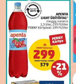 PENNY Apenta Light Üdítőital ajánlat