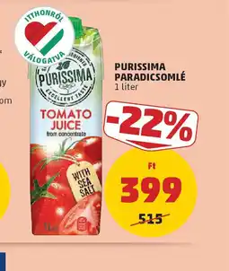 PENNY Purissima Paradicsomlé ajánlat