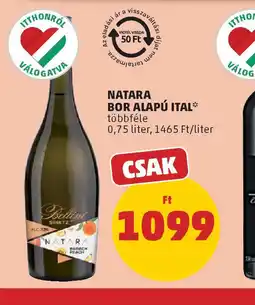 PENNY Natara Bor Alapú Ital ajánlat