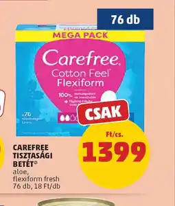PENNY Carefree tisztasági betét ajánlat