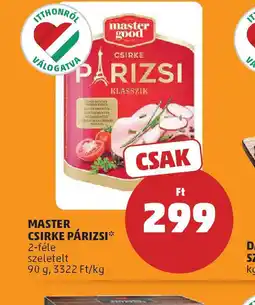 PENNY Master Csirke Párizsi ajánlat