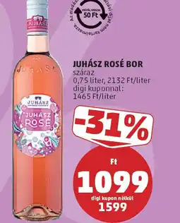 PENNY Juhász Rosé Bor ajánlat