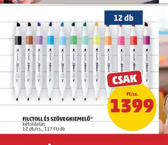 PENNY Filctoll és szövegkiemelő ajánlat