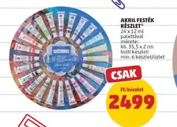 PENNY Akril festék készlet ajánlat