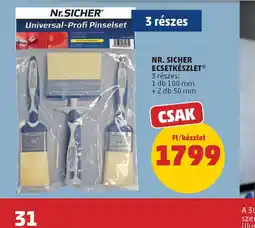 PENNY Nr. Sicher Ecsetkészlet ajánlat