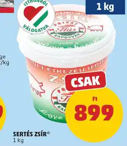 PENNY Sertés zsír ajánlat