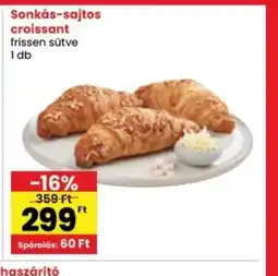 Interspar Sonkás-sajtos croissant ajánlat