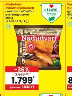 Interspar Nádudvari rántott csirkemell ajánlat