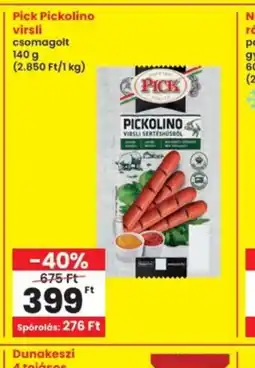 Interspar Pick Pickolino virsli ajánlat