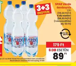 Interspar Spar Verde ásványvíz ajánlat