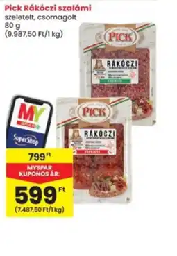 Interspar Pick Rákczi szalámi ajánlat