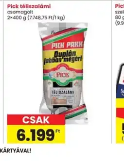 Interspar Pick téliszalámi ajánlat