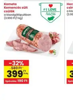 Interspar Kometa Kemencés sült csülök ajánlat