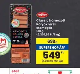 Interspar Regnum Classic hámozott Kölyök virsli ajánlat
