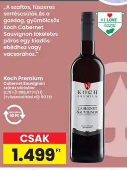 Interspar Koch Premium Cabernet Sauvignon ajánlat
