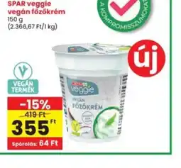 Interspar SPAR veggie vegán főzőkrém ajánlat