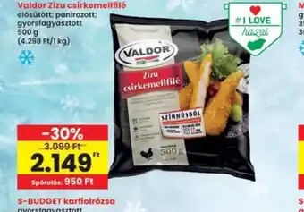 Interspar Valdor Zizu csirkemellfilé ajánlat