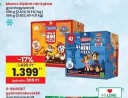 Interspar Mancs Őrjárat mini pizza ajánlat