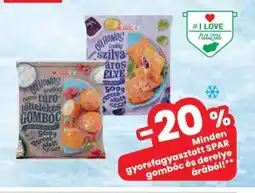 Interspar SPAR gyrosztagyasztott gombc és derelye ajánlat