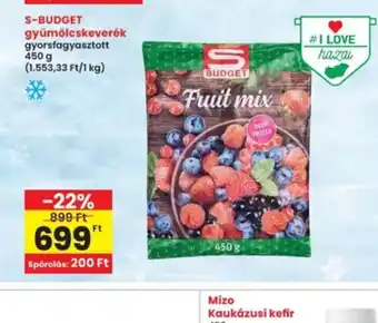 Interspar S-Budget gyümölcskeverék ajánlat