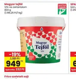 Interspar Magyar tejföl ajánlat