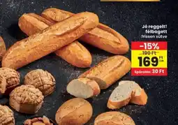 Interspar J reggelt! félbagett ajánlat