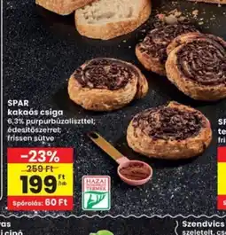 Interspar Spar kakas csiga ajánlat