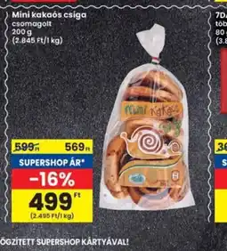 Interspar Mini kakas csiga ajánlat