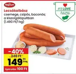 Interspar Regnum Lecsókolbász ajánlat