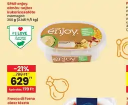 Interspar Spar Enjoy almás-sajtos kukoricasaláta ajánlat