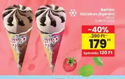 Interspar Bambo tölcséres jégkrém ajánlat