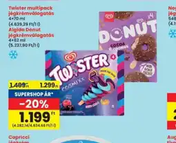 Interspar Twister multipack jégkrémválogatás ajánlat