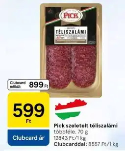 Tesco PICK Szeletelt téliszalámi ajánlat