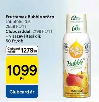 Tesco Fruttamax Bubble szörp ajánlat